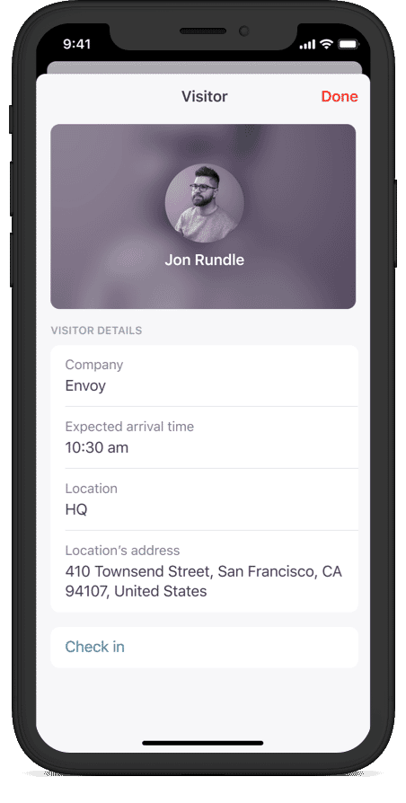 Older invite screen